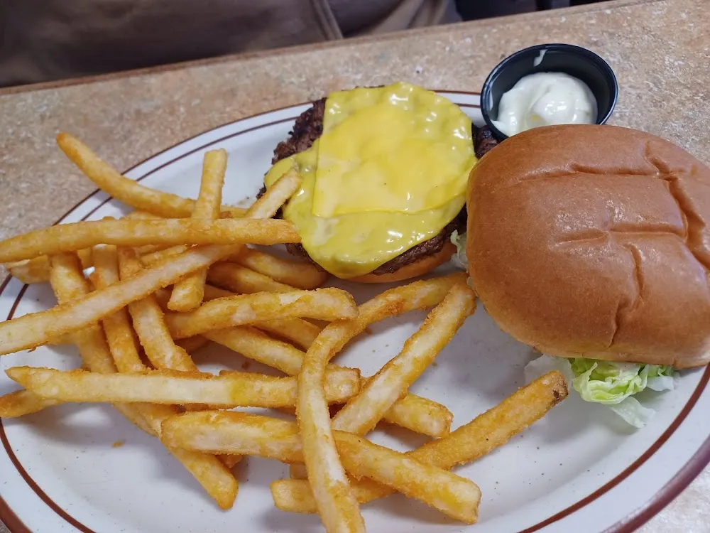 Cheeseburger and Fries